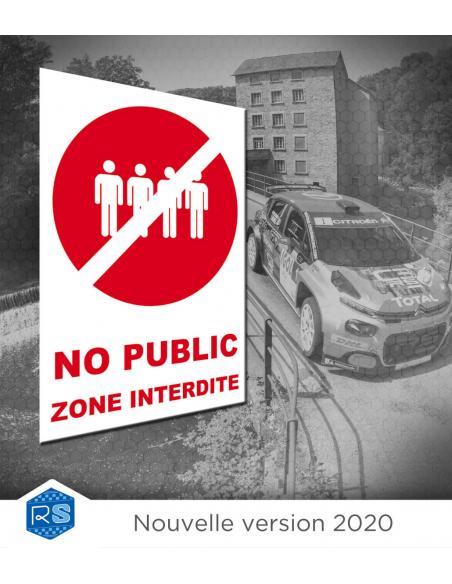 Panneaux "zone interdite au public"
