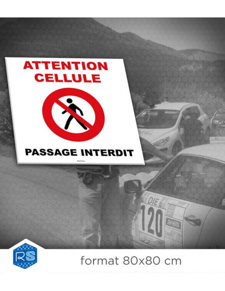 RTS FFSA - panneau attention cellule