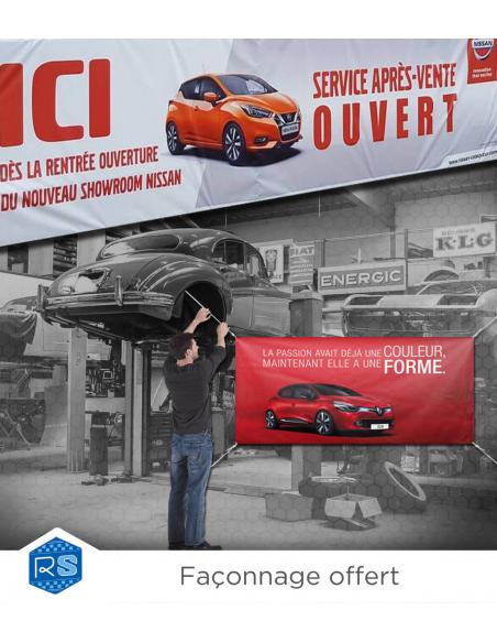 Bâche promotionnelle, banderole personnalisée