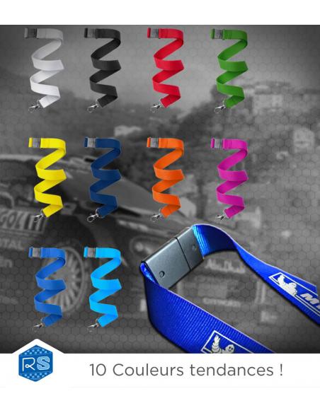 Tour de cou publicitaire| Lanyard personnalisé 2 branches
