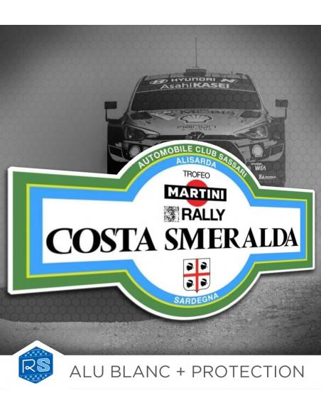 Plaque de rallye commémorative en aluminium - Road-Shop