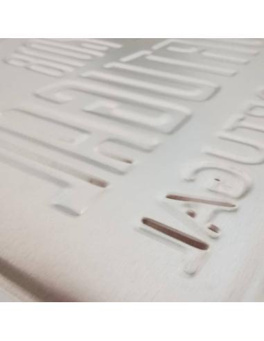 Plaque de rallye commémorative en aluminium - Road-Shop